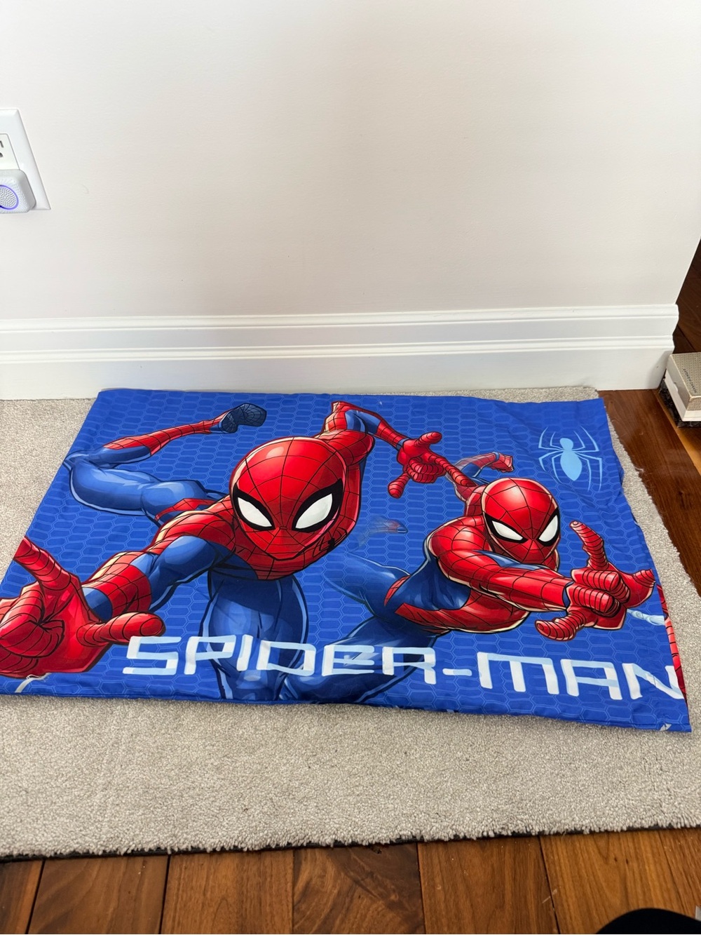 Marvel Spider-Man Blue Kids pillow case